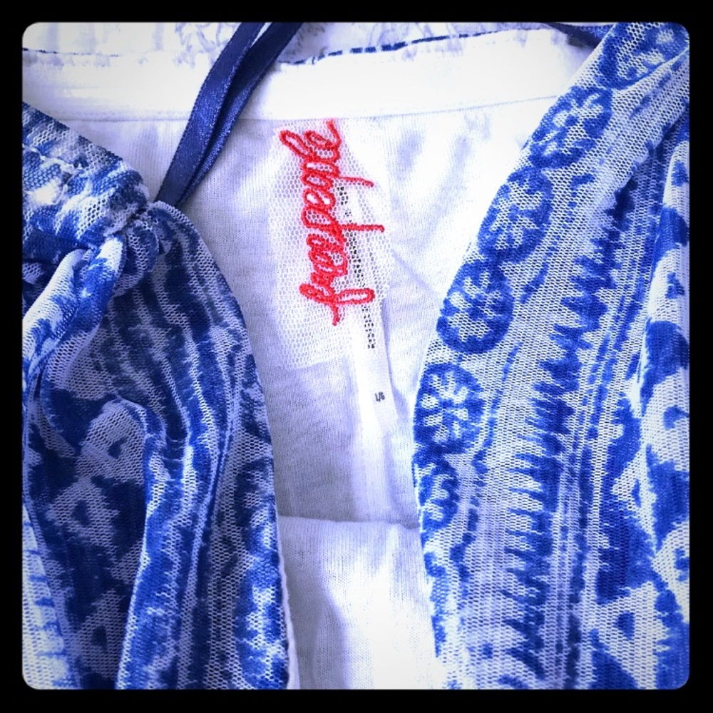 Free People Women’s L Strapless Sweetheart Dress